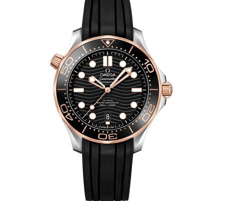 The Omega Seamaster with gold and steel case looks more luxurious.