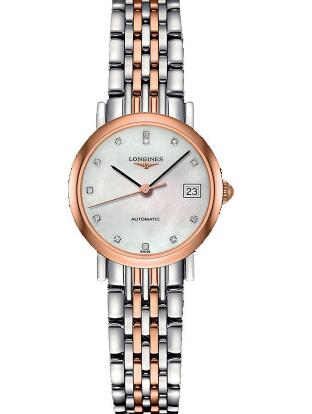 The diamonds hour markers add the feminine touch to the Longines.