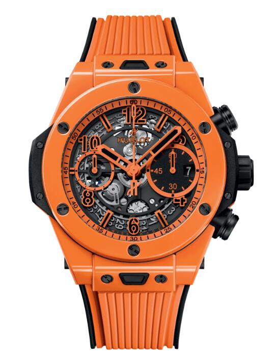 Luxury Canada 1:1 Hublot Big Bang Unico Orange Ceramic Replica Watches ...